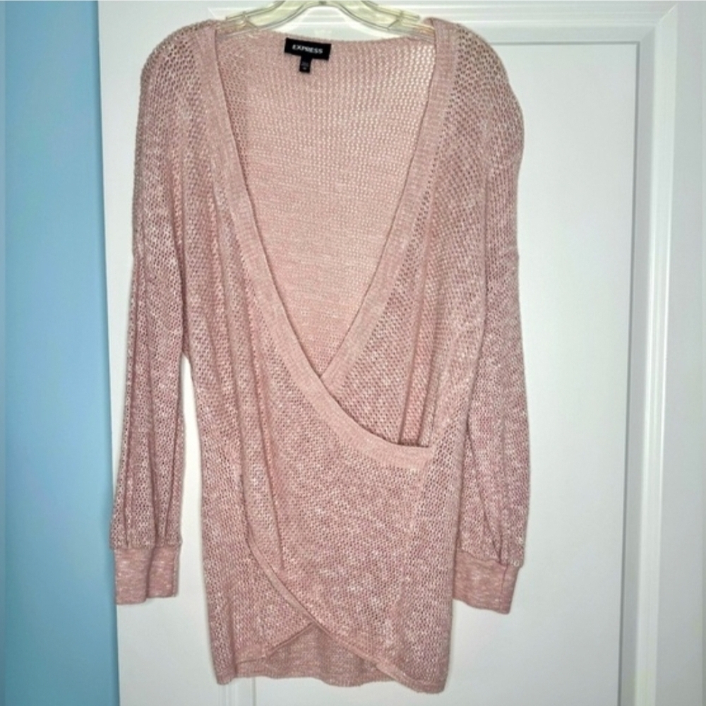 Express Blush V-Neck Women's Sweater